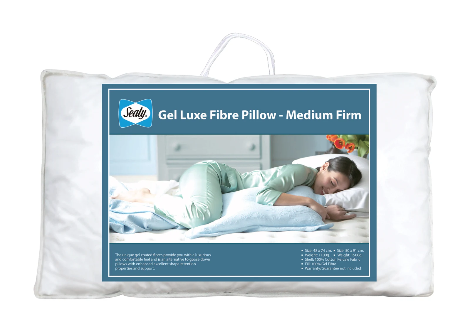 Gel Luxe Fibre Pillow Medium Firm